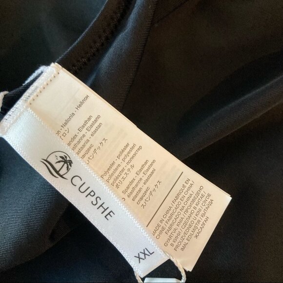 CUPSHE Sz XXL Summer Bliss Striped Floral Wrap  One Piece Swimsuit NWT - Picture 7 of 11